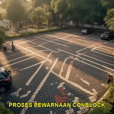 Mengintip Proses Pewarnaan Conblock Alami dari Tanah Kasongan